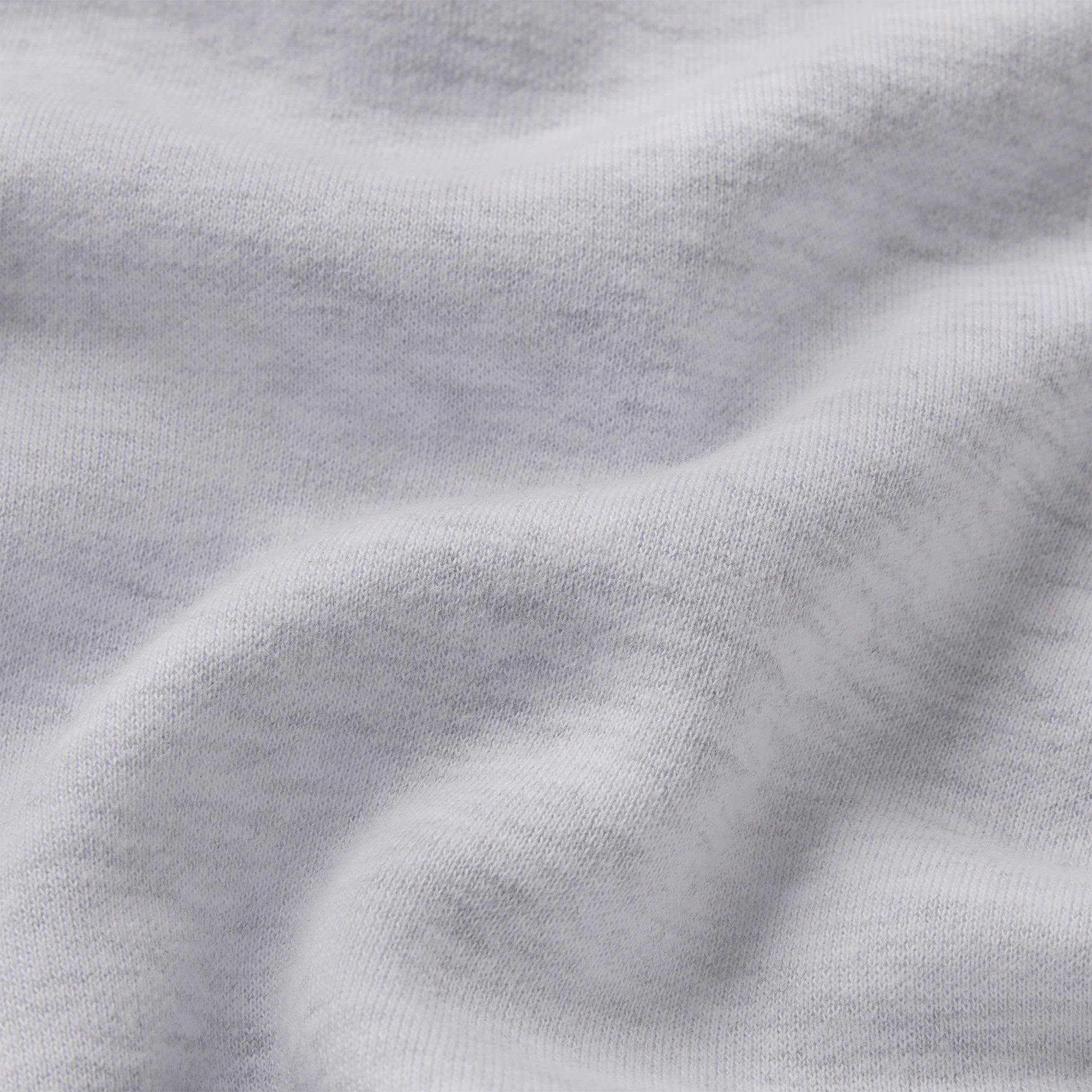 COTTON FLEECE LONG SHORT | LIGHT HEATHER GREY
