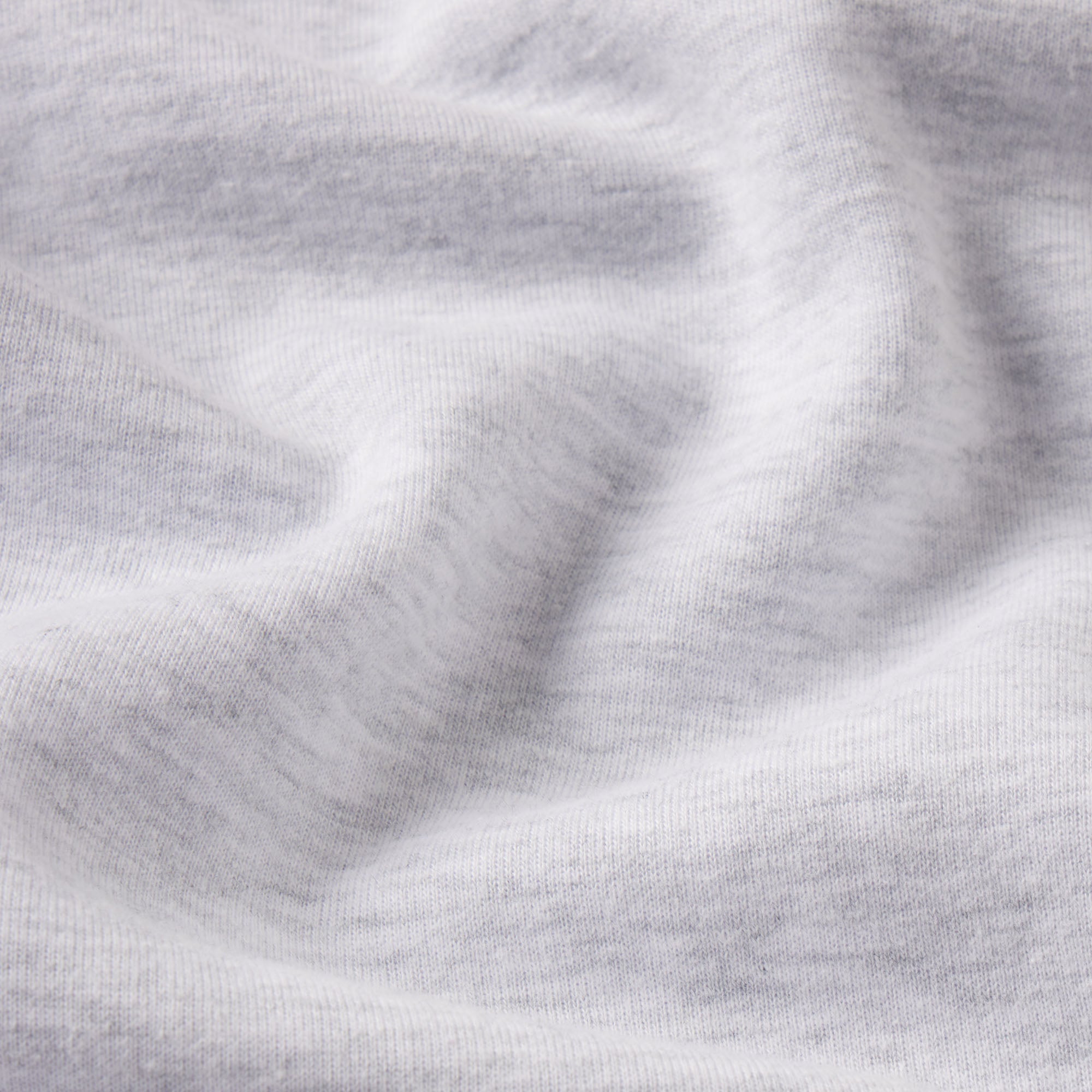 COTTON FLEECE LOGO CLASSIC CREWNECK | LIGHT HEATHER GREY WITH ONYX LOGO
