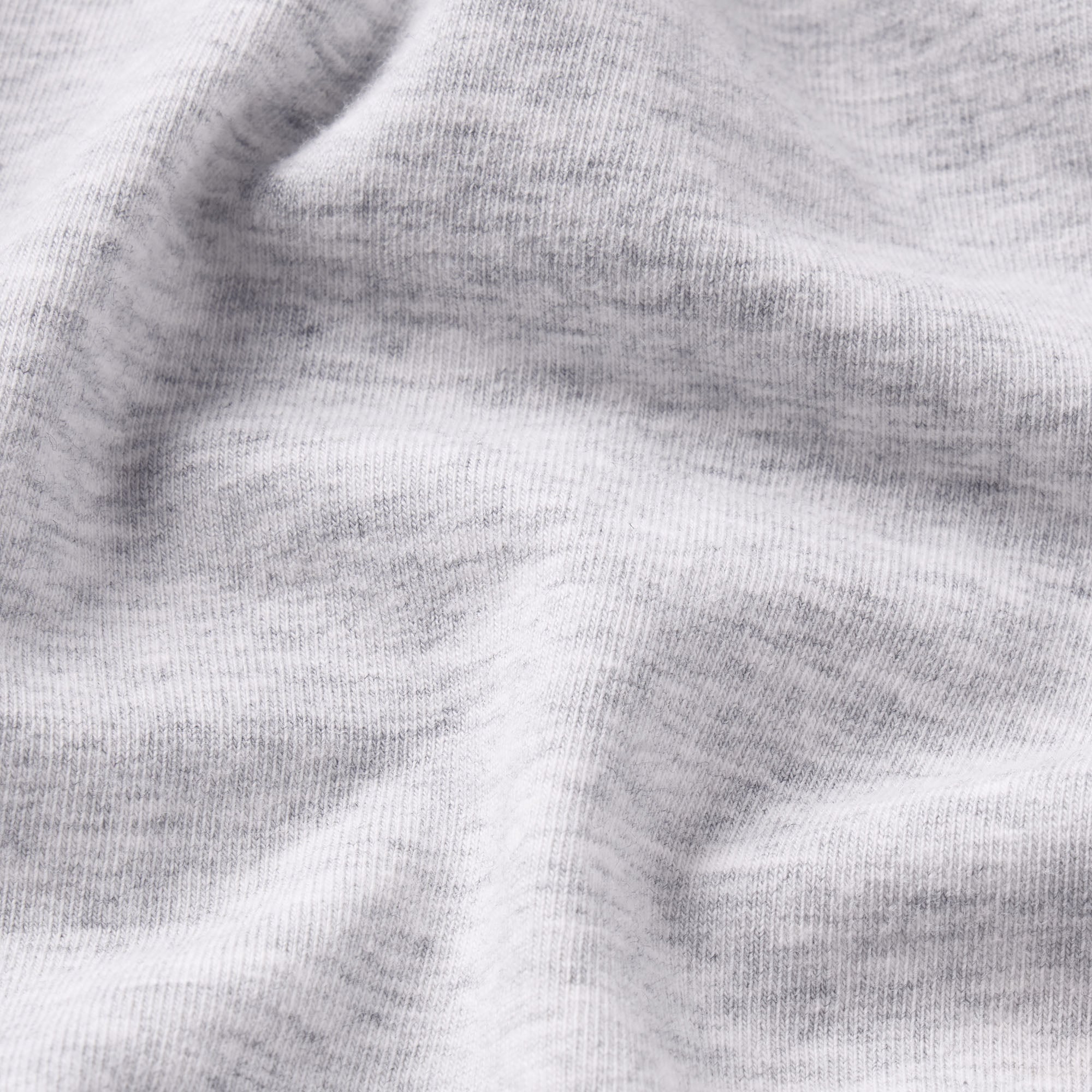 COTTON JERSEY LOGO T-SHIRT | LIGHT HEATHER GREY WITH ONYX LOGO