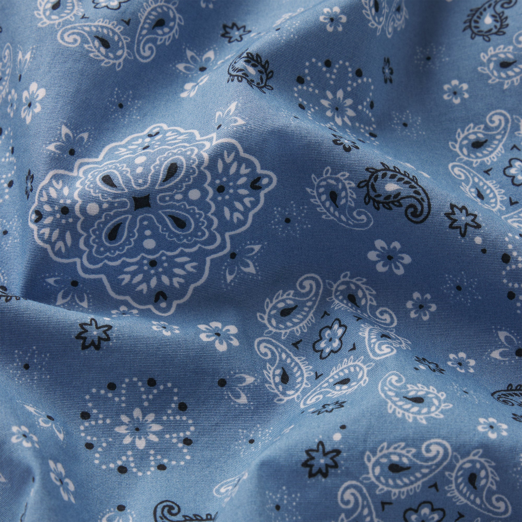 COTTON POPLIN SLEEP STRAIGHT LEG PANT | ARCTIC BANDANA