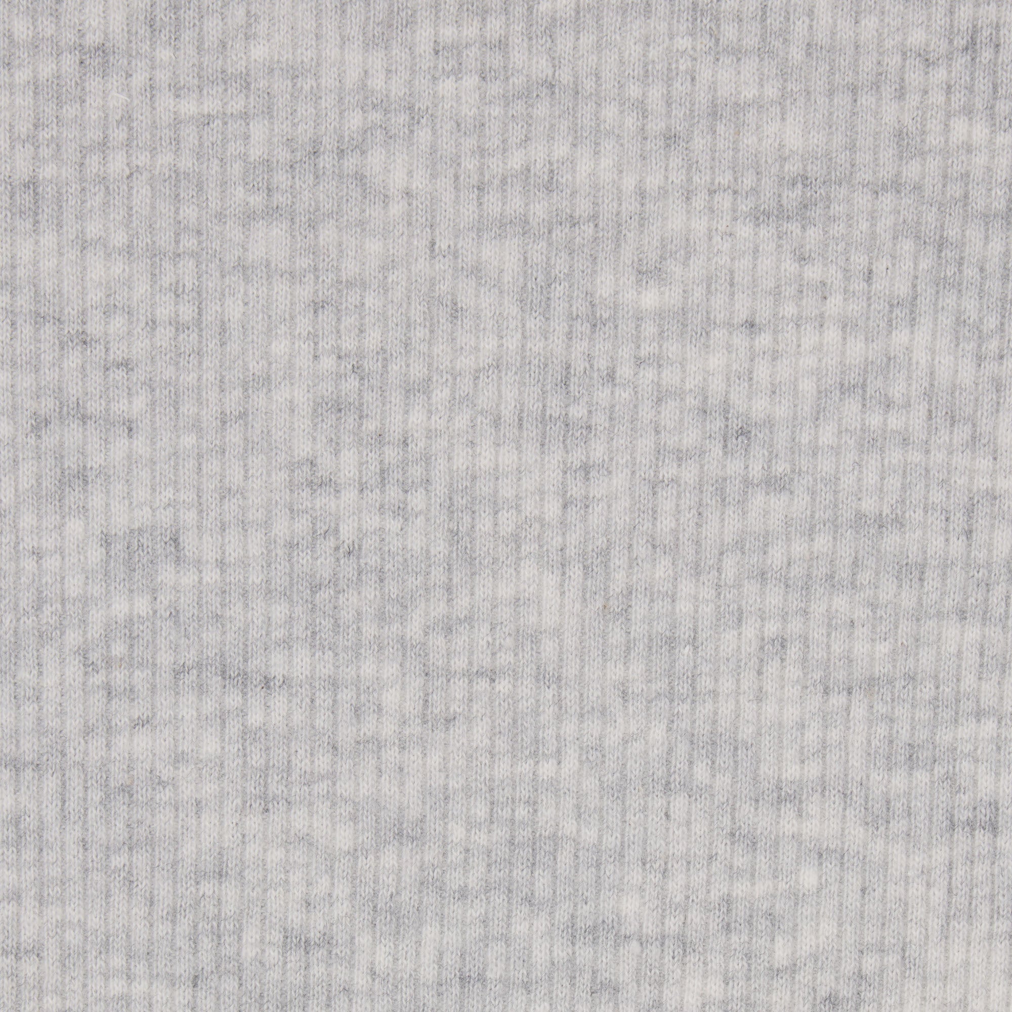 COTTON RIB PLUNGE BRALETTE | LIGHT HEATHER GREY