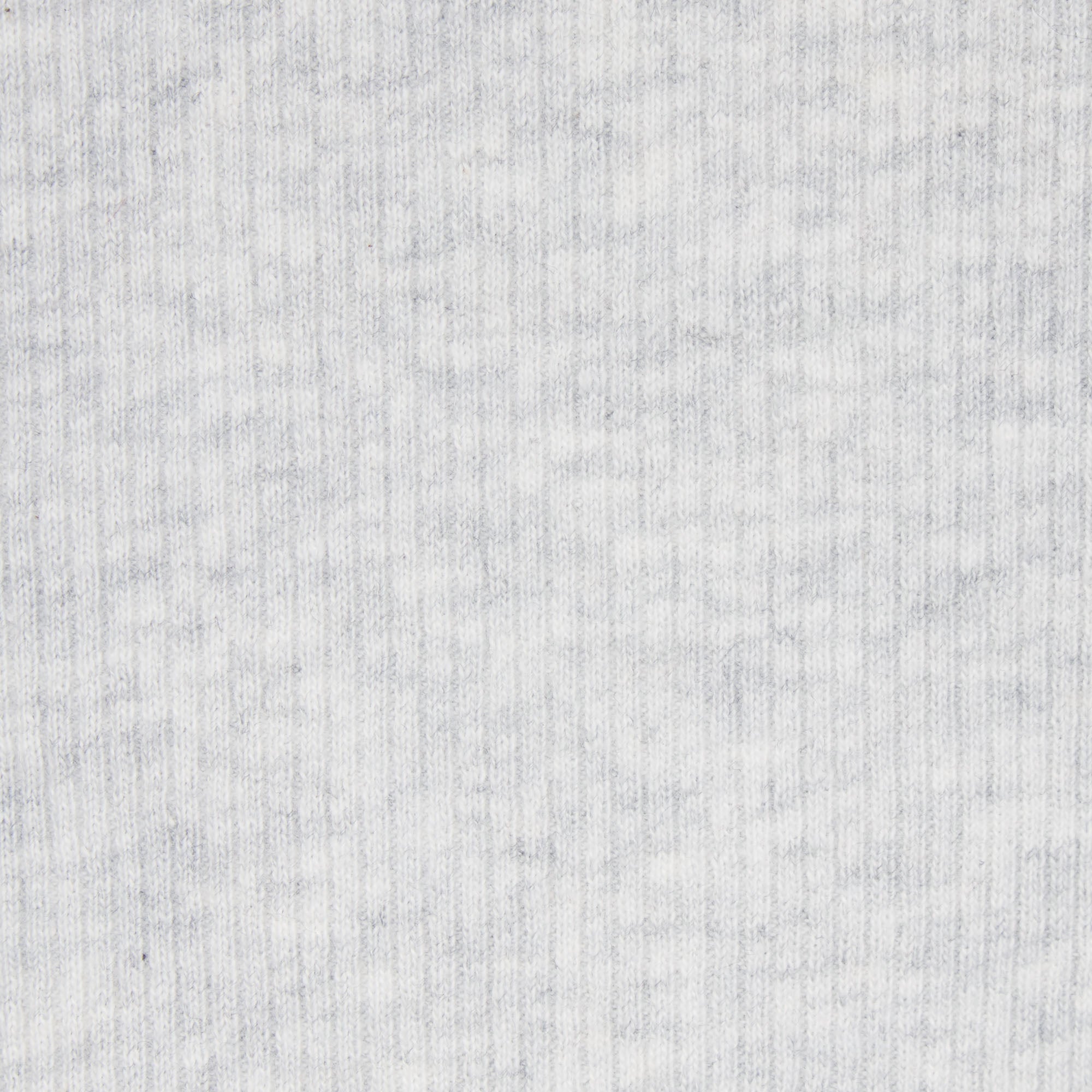 COTTON RIB LONG SLEEVE T-SHIRT | LIGHT HEATHER GREY