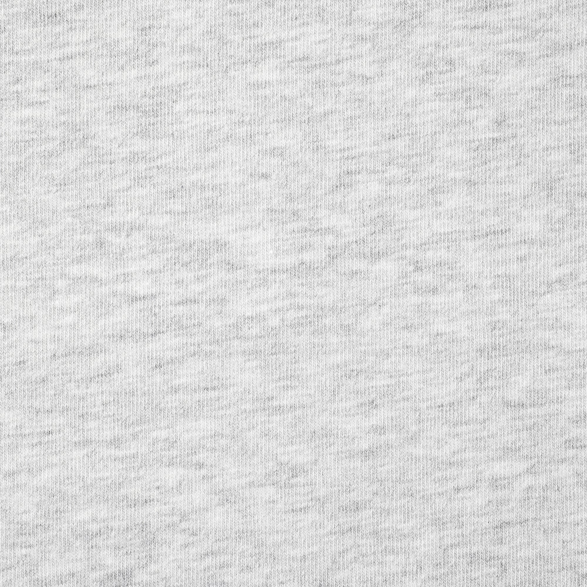 COTTON JERSEY ZIP UP HOODIE | LIGHT HEATHER GREY