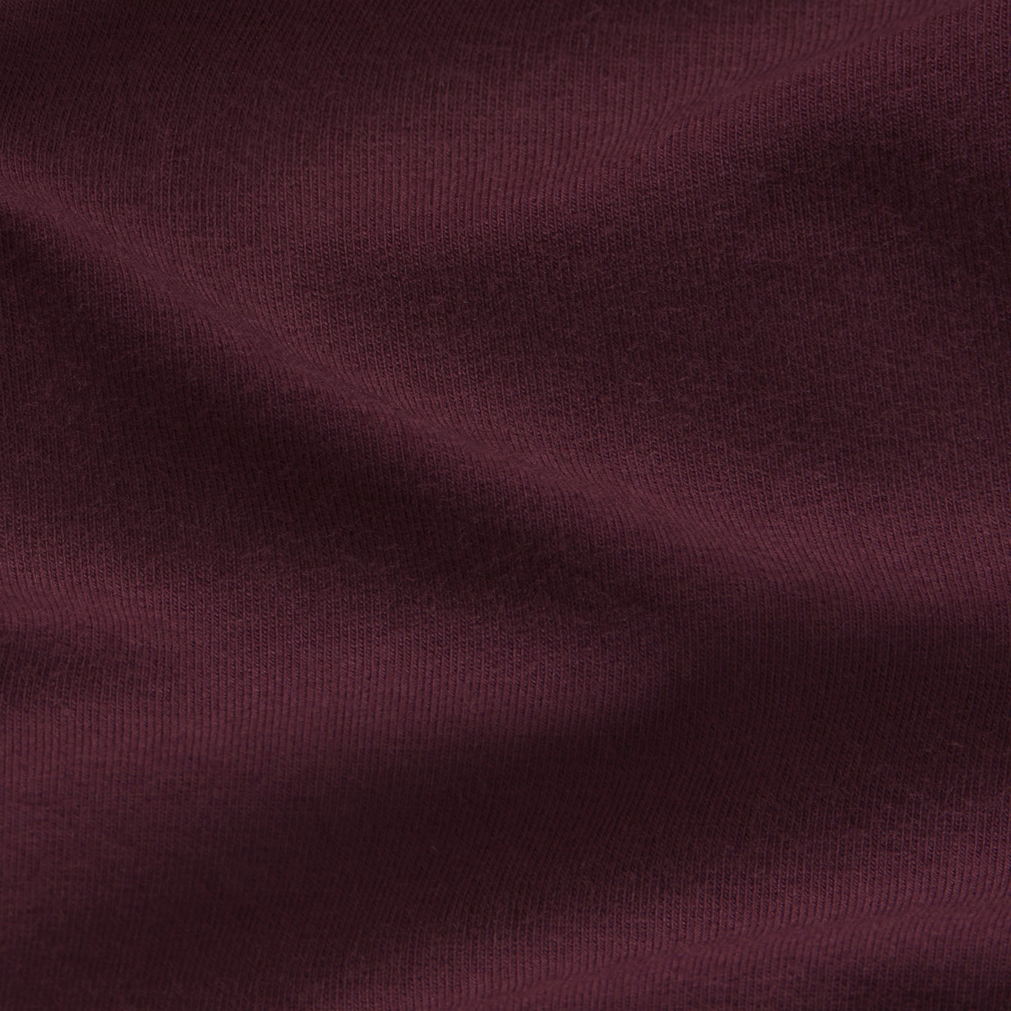 COTTON JERSEY LONG SLEEVE T-SHIRT | CURRANT