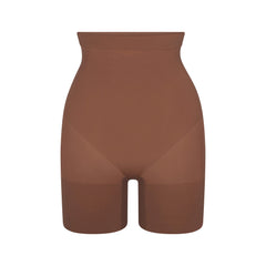 SHEER SEAMLESS HIGH-WAISTED MID THIGH SHORT | JASPER