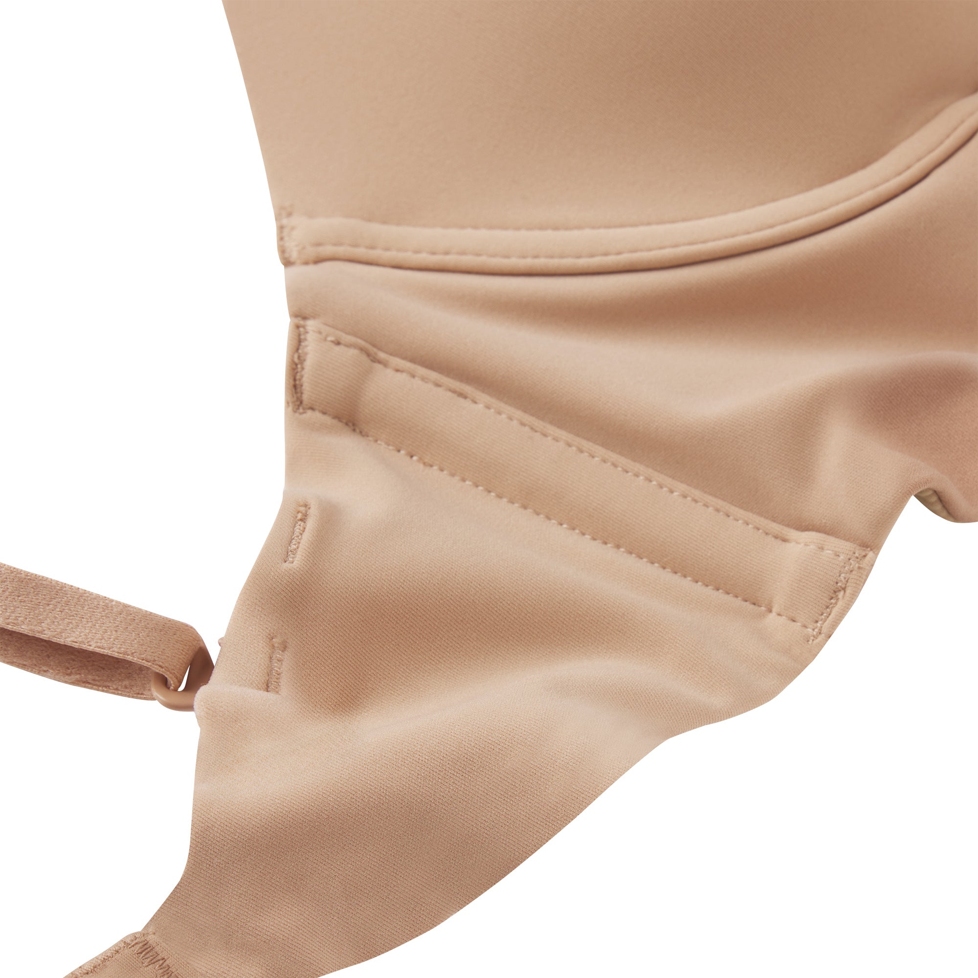 FITS EVERYBODY LOW BACK LONGLINE BRA | CLAY