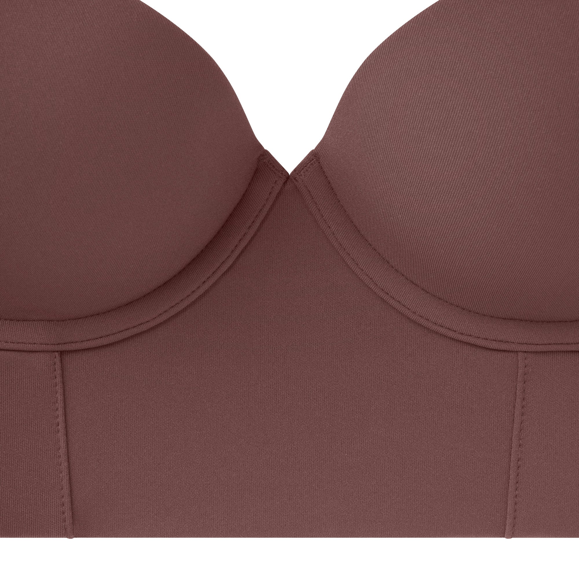 FITS EVERYBODY LOW BACK LONGLINE BRA | COCOA