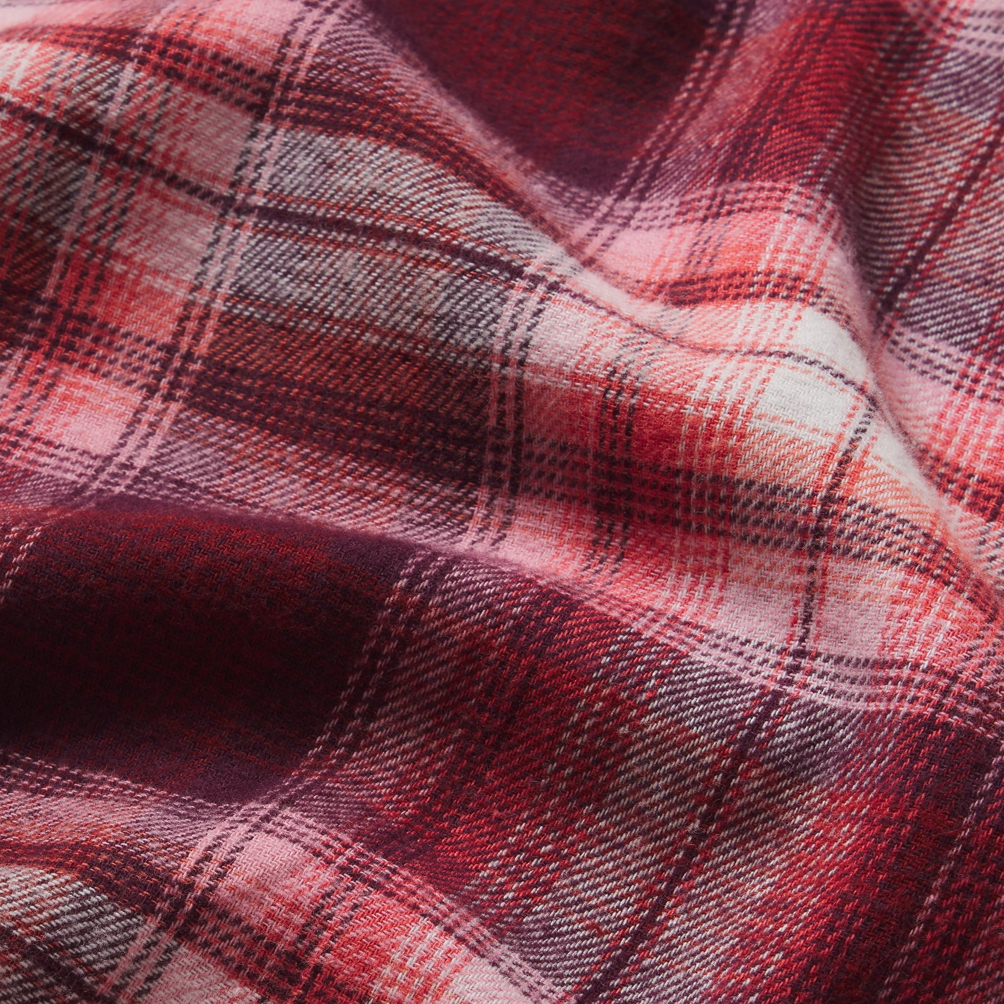 FLANNEL SLEEP CHEEKY BOXER | ULTRA PINK SANGRIA PLAID
