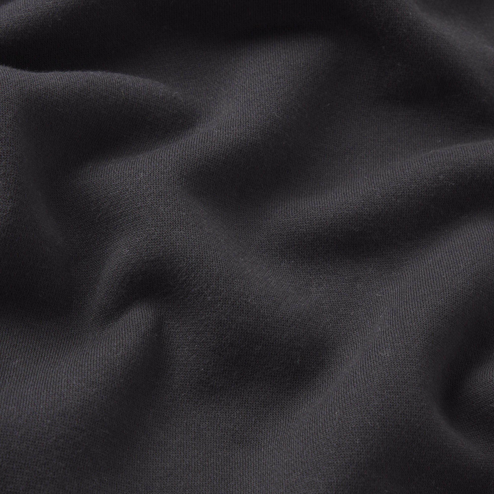 FLEECE LOUNGE MENS RELAXED ZIP UP HOODIE | WASHED ONYX
