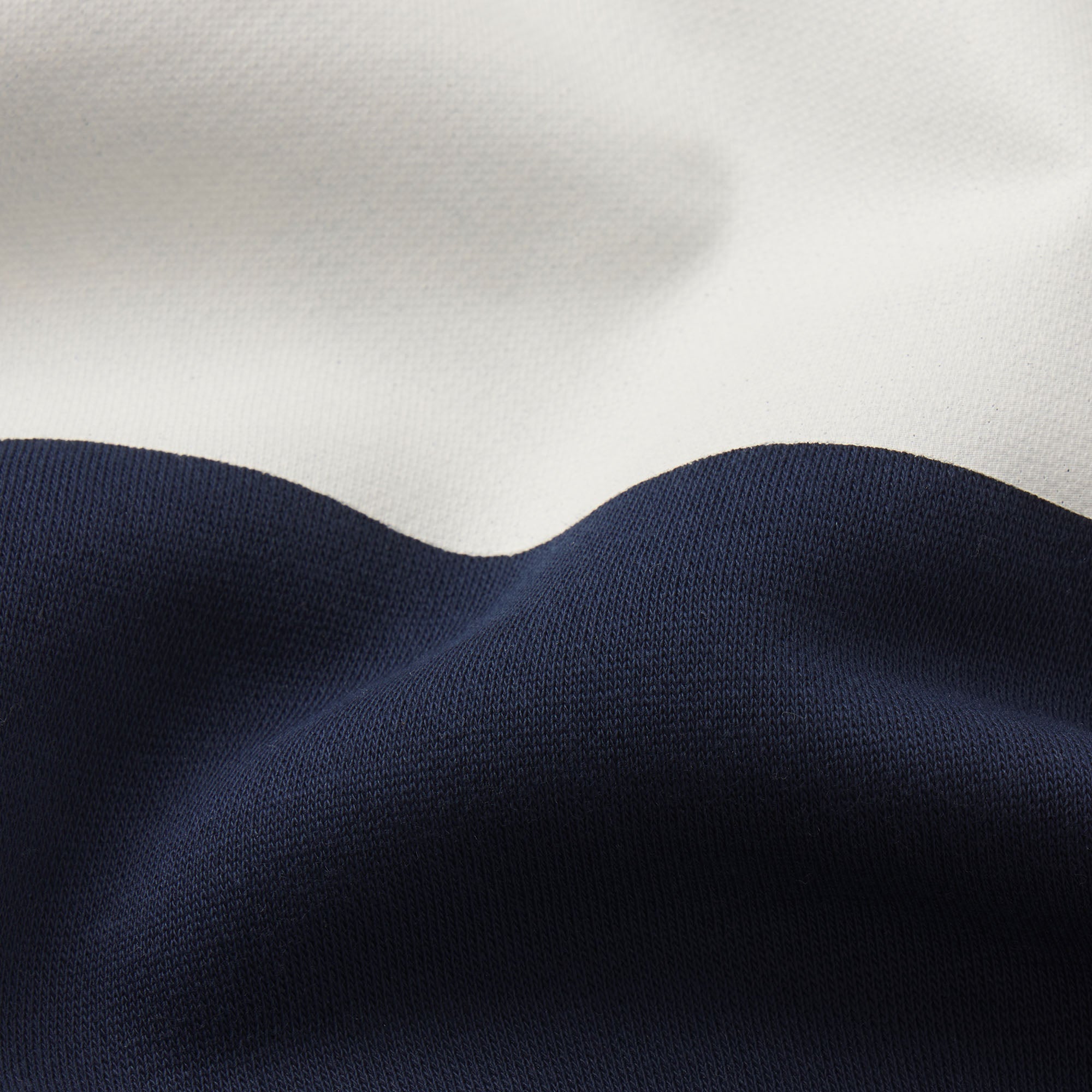 FLEECE LOUNGE MENS RUGBY POLO | NAVY