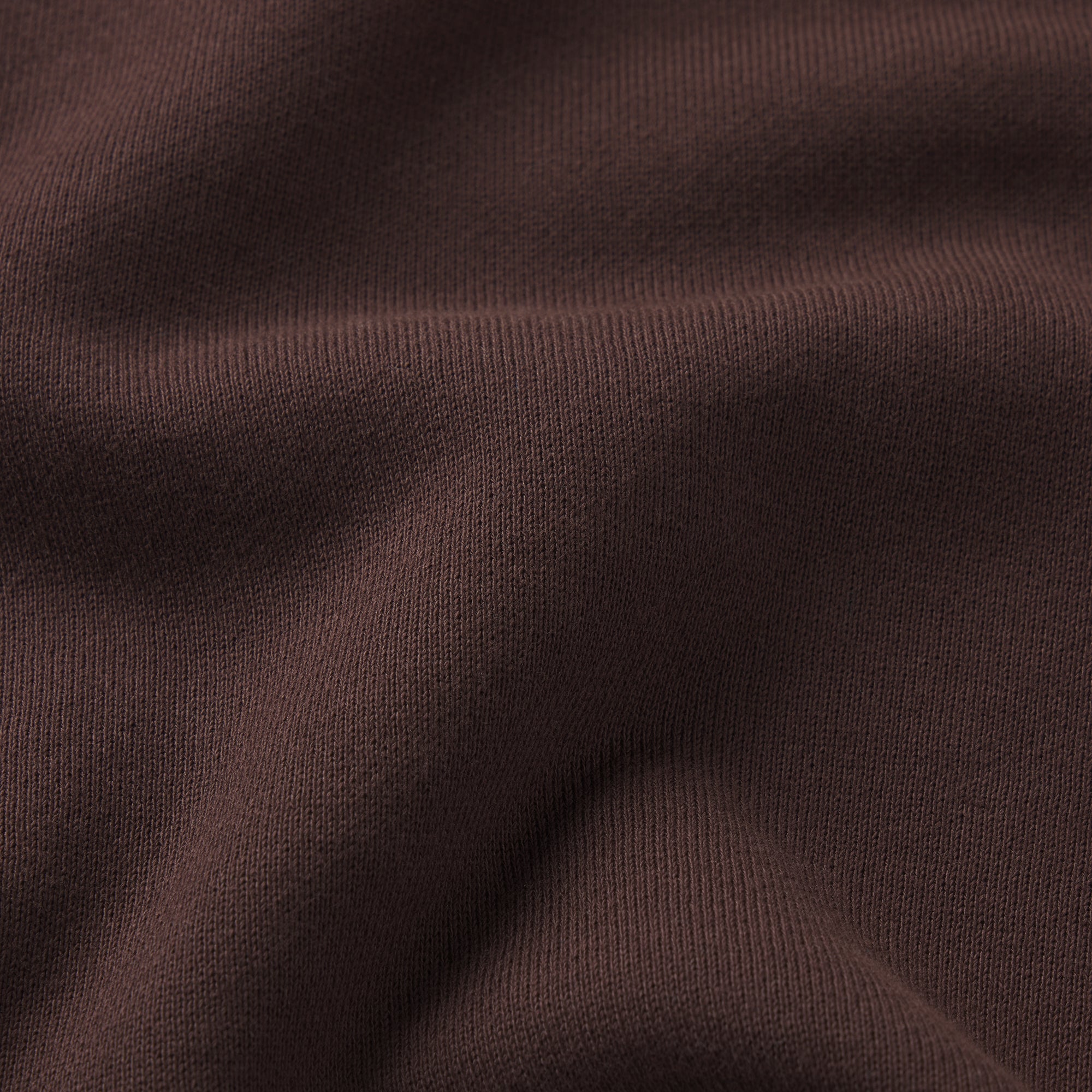 FRENCH TERRY ZIP UP HOODIE | ESPRESSO