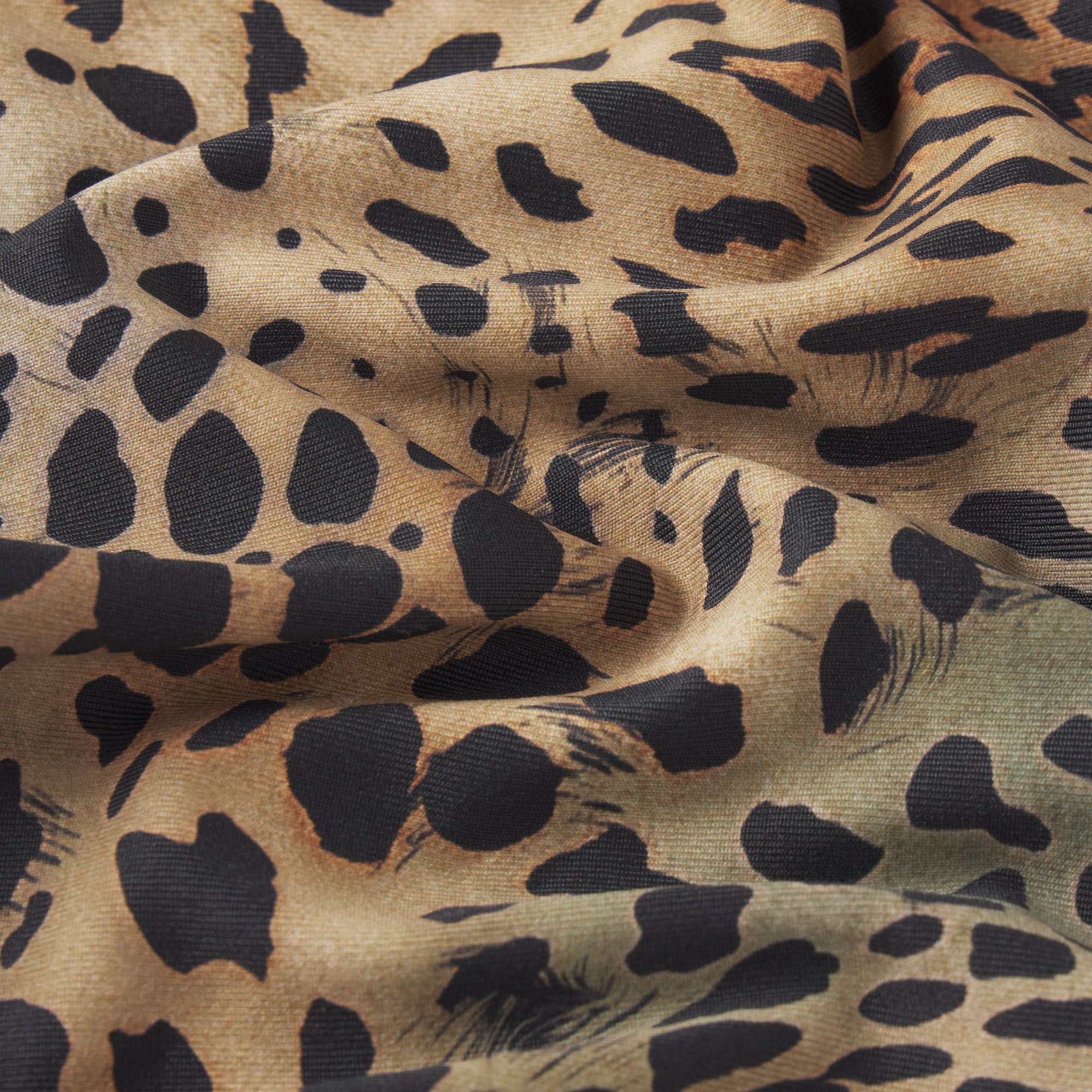 ICONIC SWIM HARDWARE UNDERWIRE BIKINI TOP | CHEETAH SKIN PRINT
