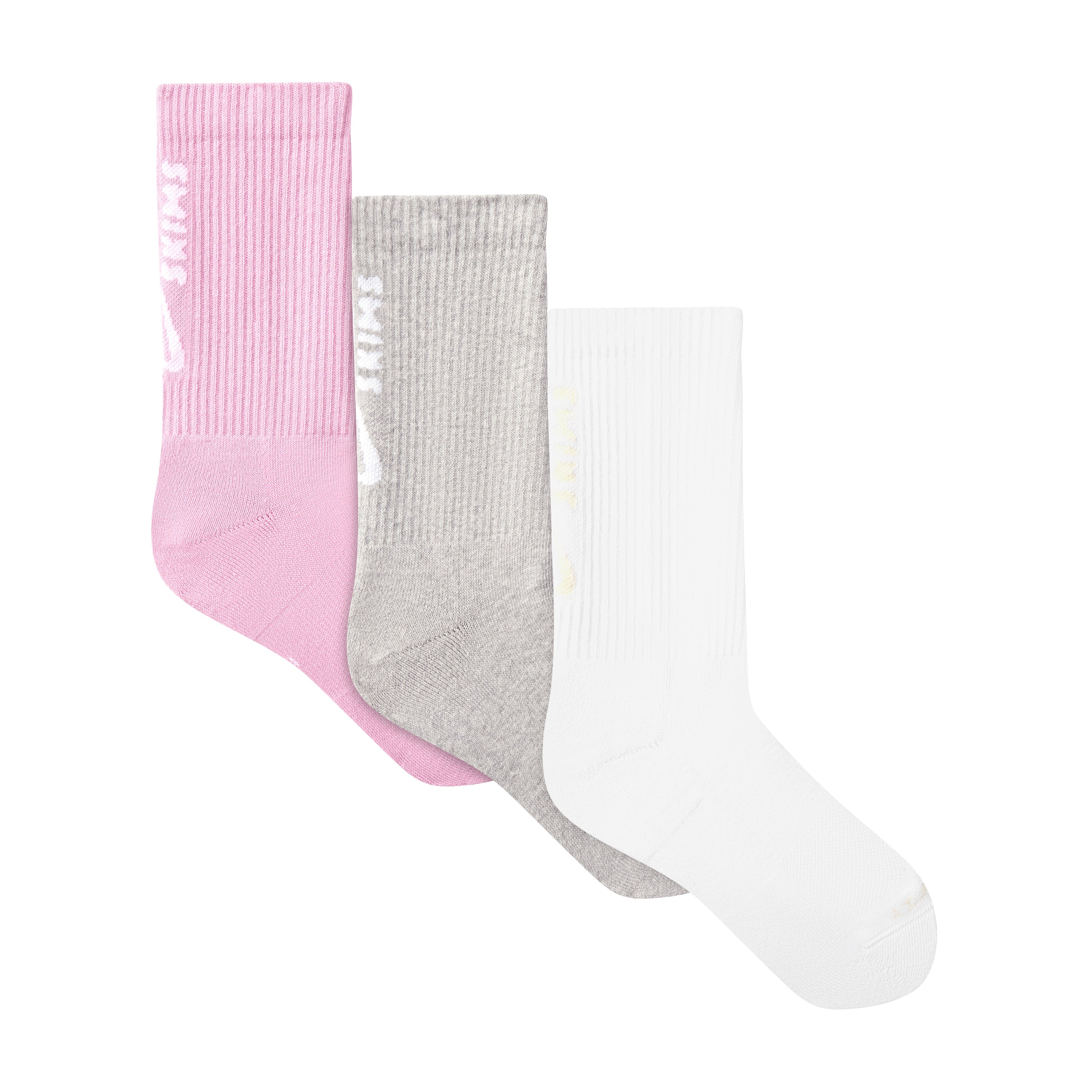 NikeSKIMS ACCESSORIES DRI-FIT��� CREW SOCK 3-PACK | BUBBLE GUM MULTI
