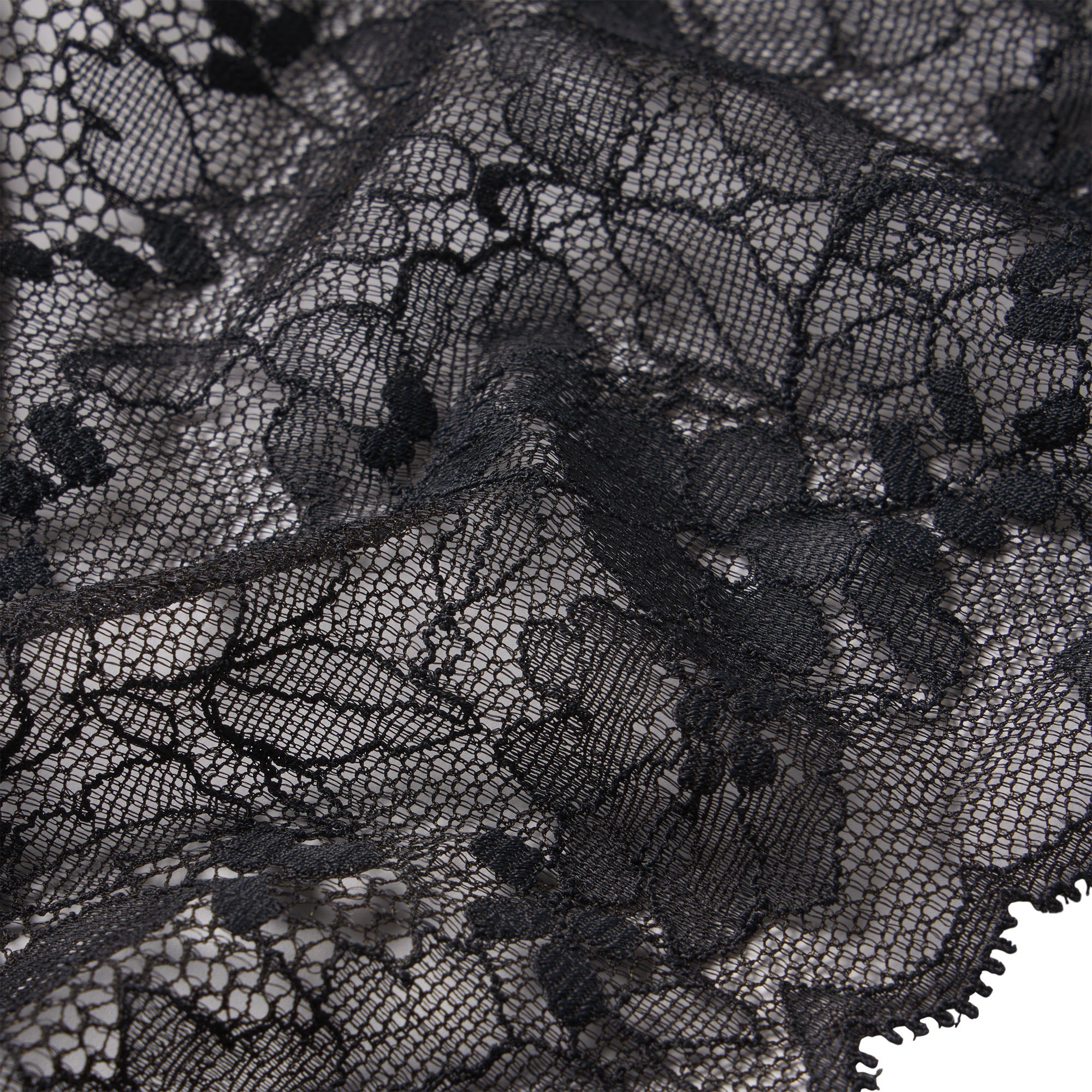 SKIMS LACE THONG | ONYX