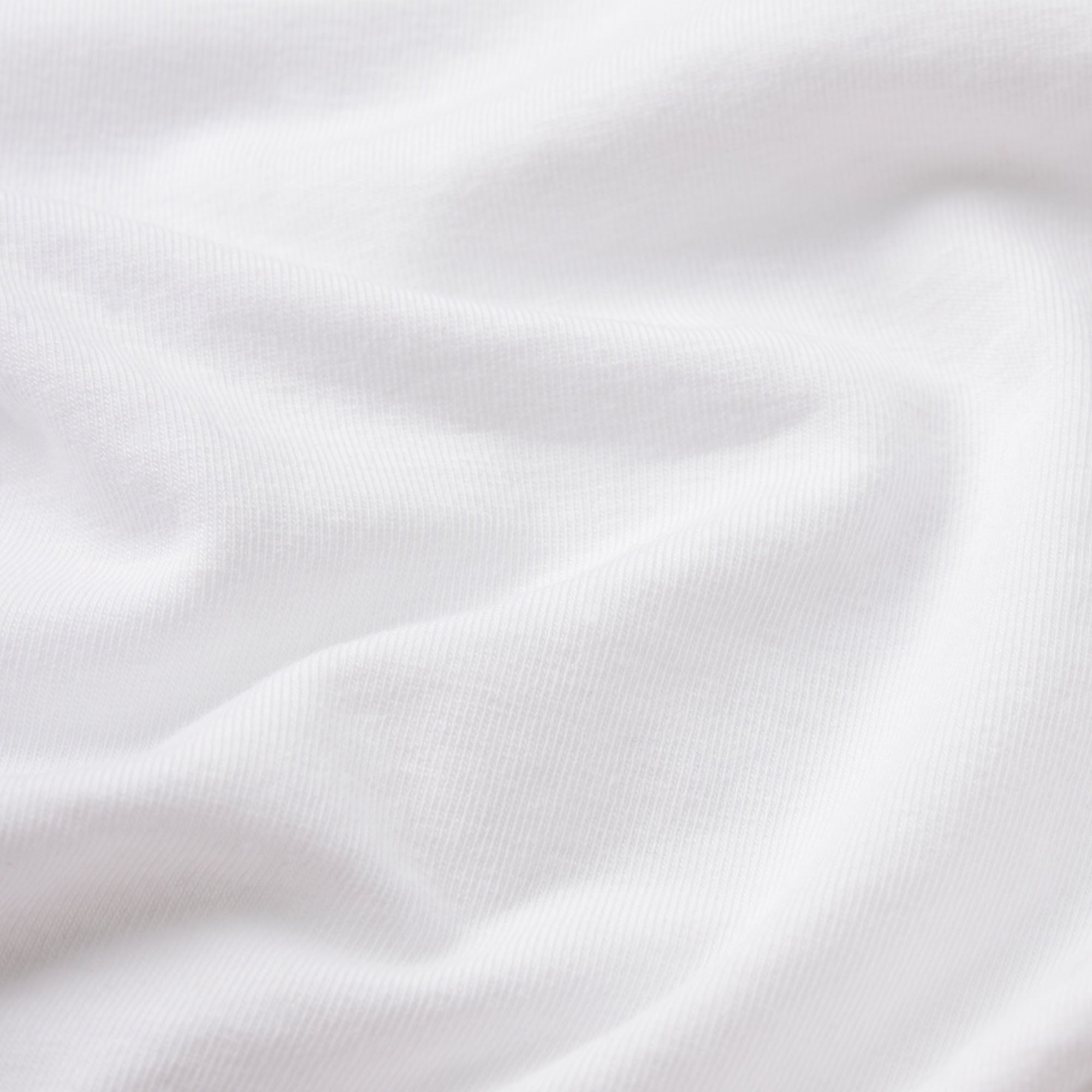 LIGHTWEIGHT COTTON LOGO PICOT HIPSTER | SNOW