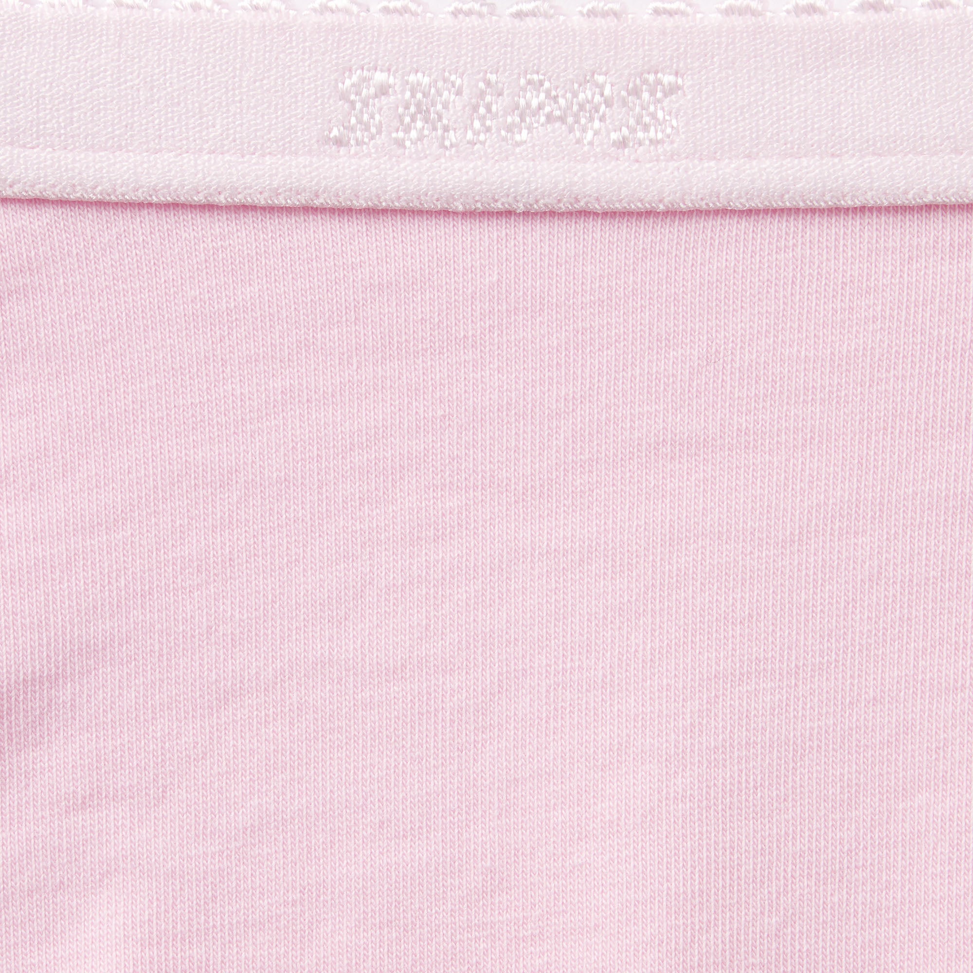 LIGHTWEIGHT COTTON LOGO PICOT HIPSTER | PEONY