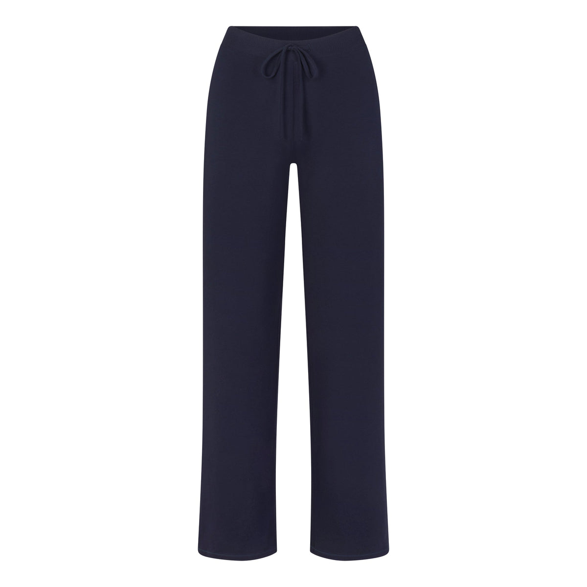 COTTON JERSEY STRAIGHT LEG PANT | NAVY