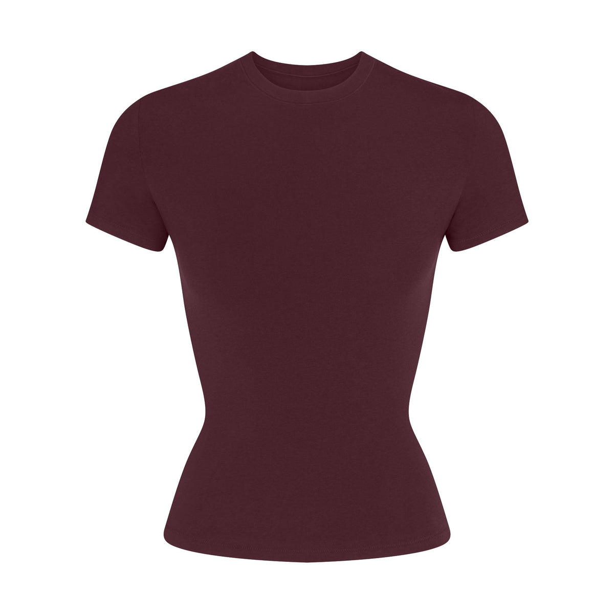 COTTON JERSEY T-SHIRT | CURRANT