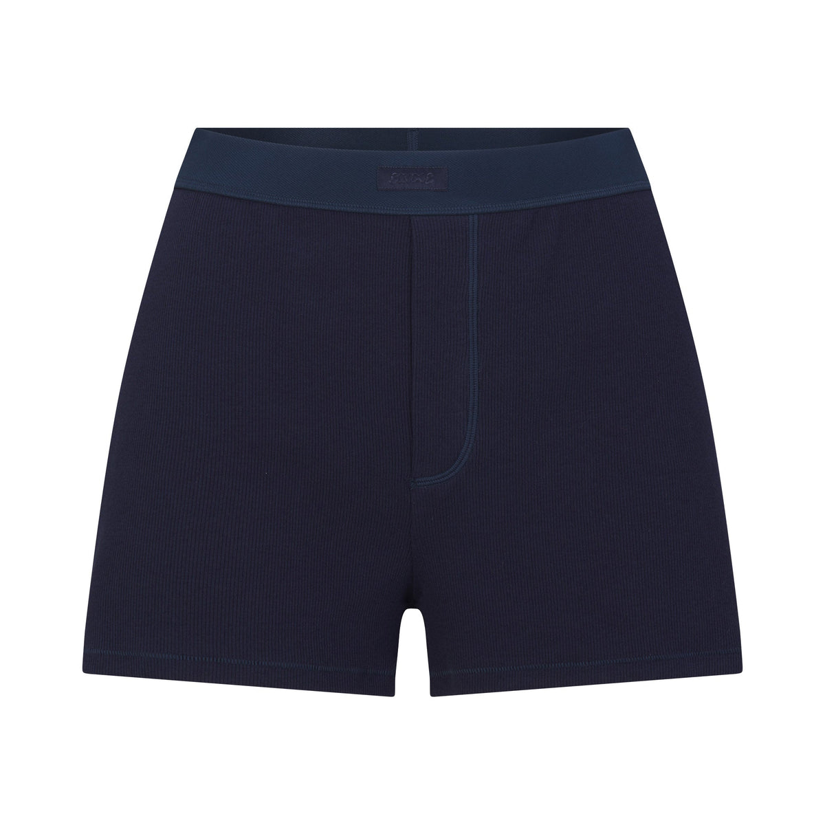 COTTON RIB LOOSE BOXER | NAVY