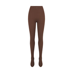 NikeSKIMS MATTE FOOTSIE GRIP LEGGING | DARK SEPIA