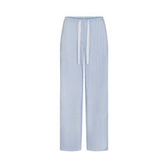 COTTON POPLIN SLEEP OVERSIZED PANT | MARINA MESH STRIPE