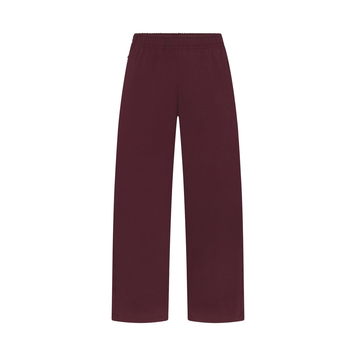 NikeSKIMS MATTE TRICOT SIDE SNAPS PANT | CURRANT