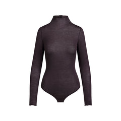 SHEER MODAL LONG SLEEVE TURTLENECK BODYSUIT | PHOENIX