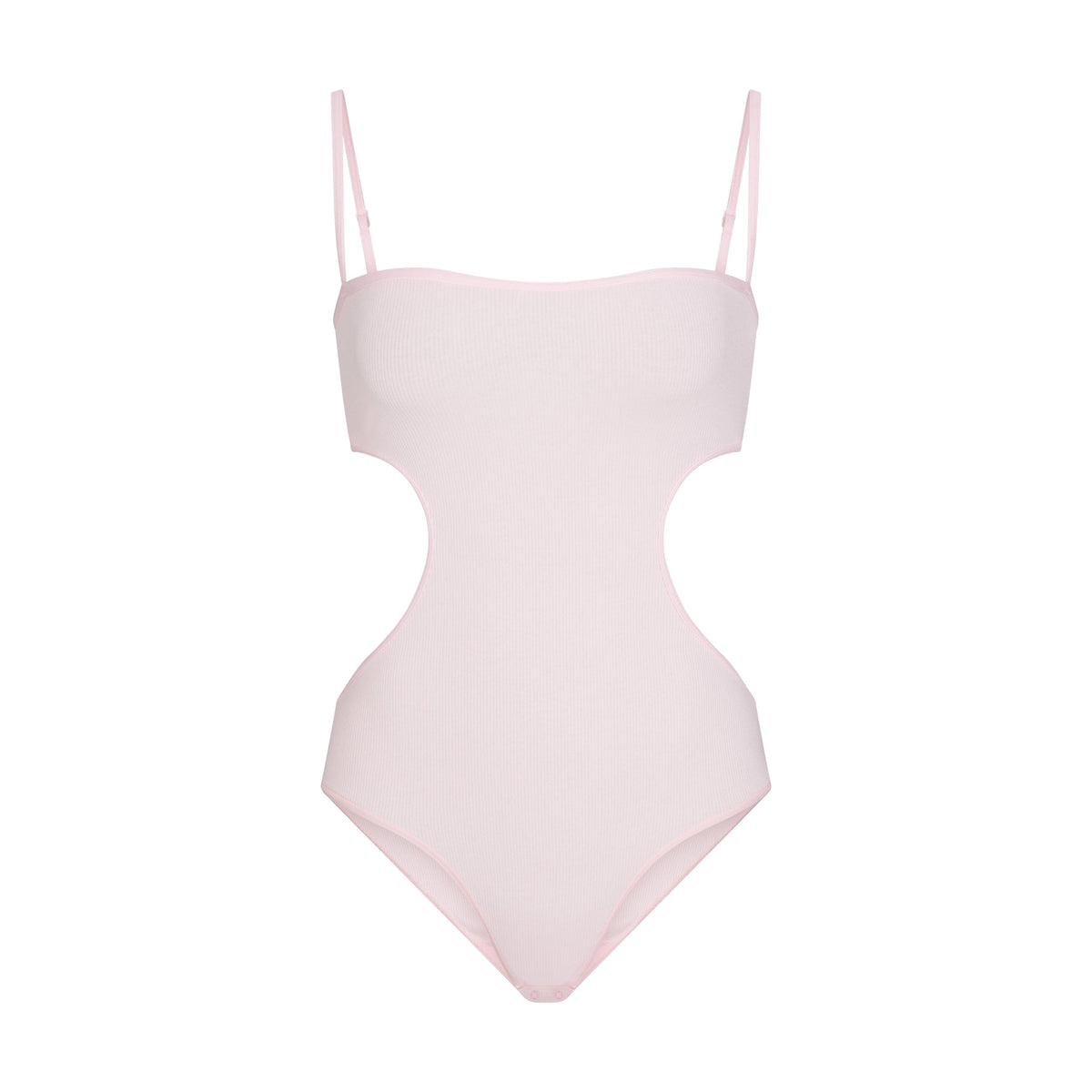 COTTON RIB CUT OUT BODYSUIT | CHERRY BLOSSOM