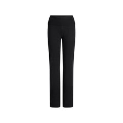 WOOL CASHMERE FOLDOVER PANT | ONYX