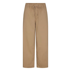 WOVEN COTTON OVERSIZED STRAIGHT LEG PANT | DESERT