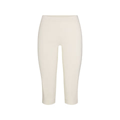 REFINED KNIT CAPRI | EGRET