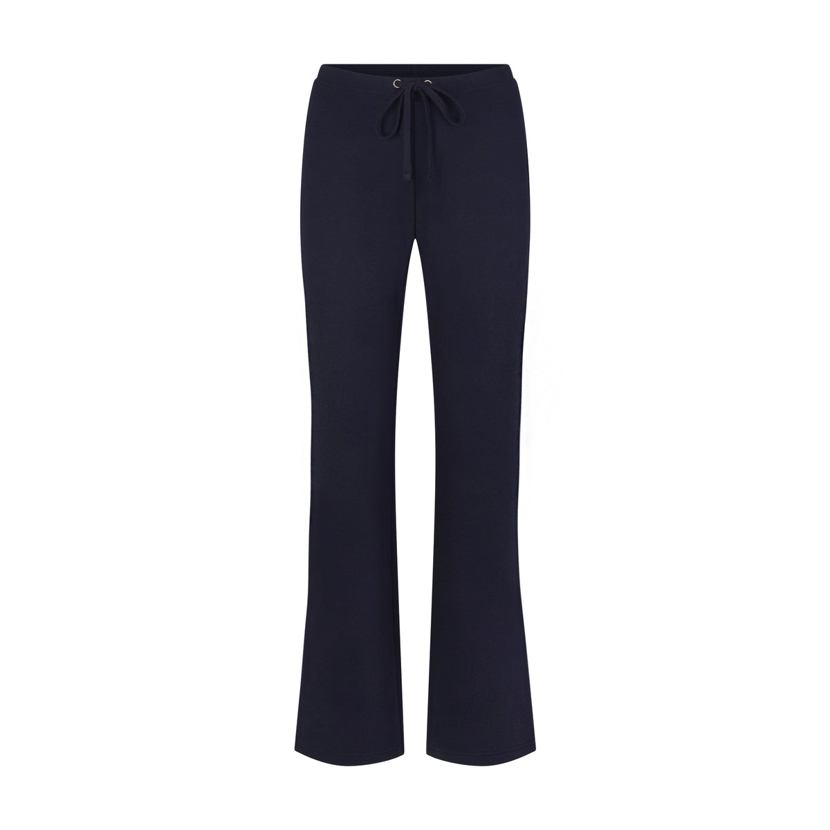 DRAPEY FRENCH TERRY STRAIGHT LEG PANT | NAVY