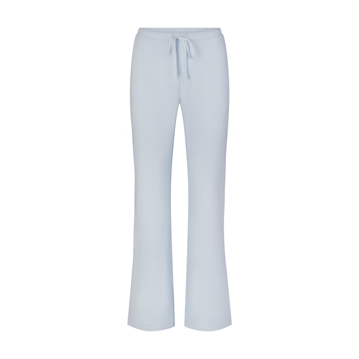 DRAPEY FRENCH TERRY STRAIGHT LEG PANT | POWDER BLUE
