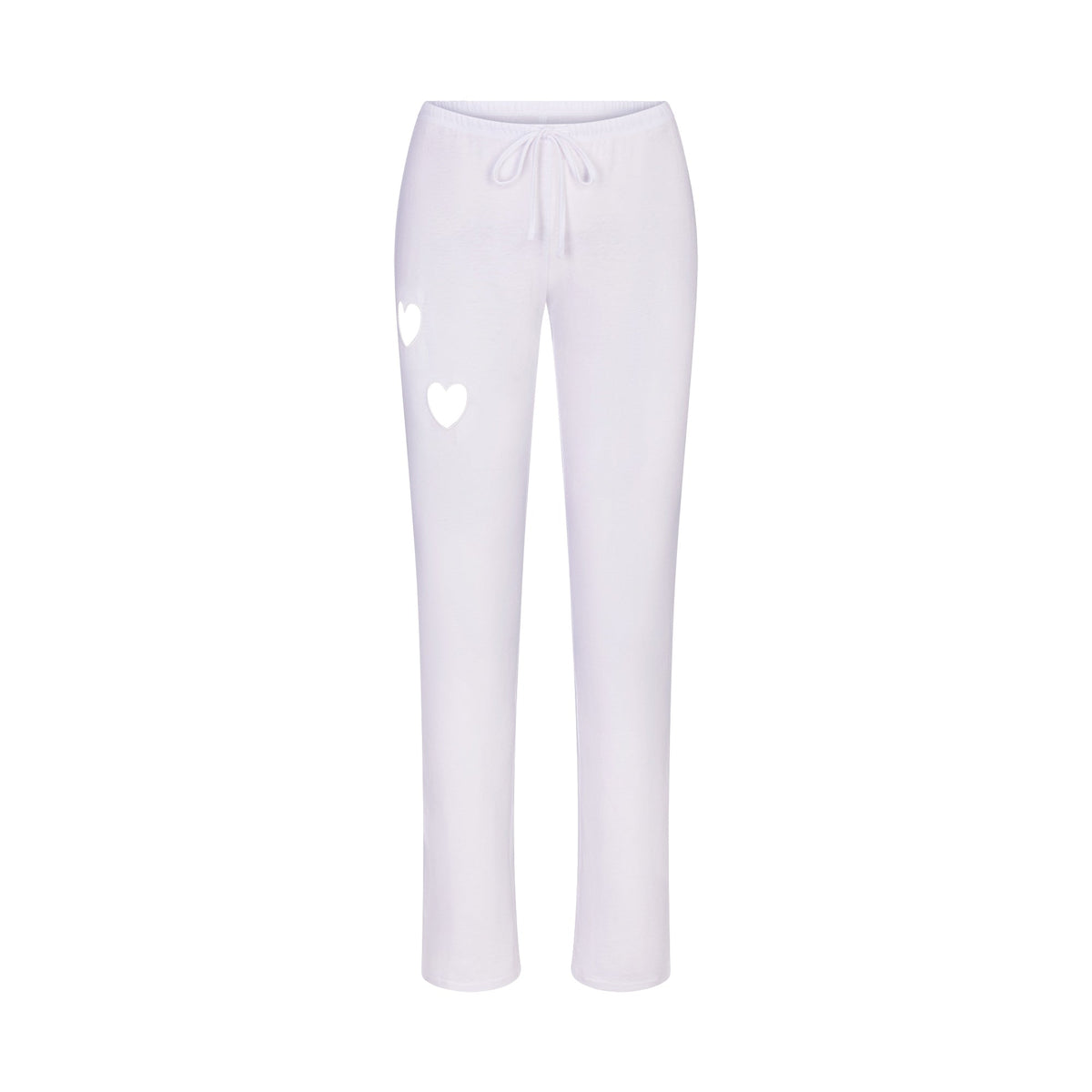 WORN IN JERSEY HEART STRAIGHT LEG PANT | SNOW