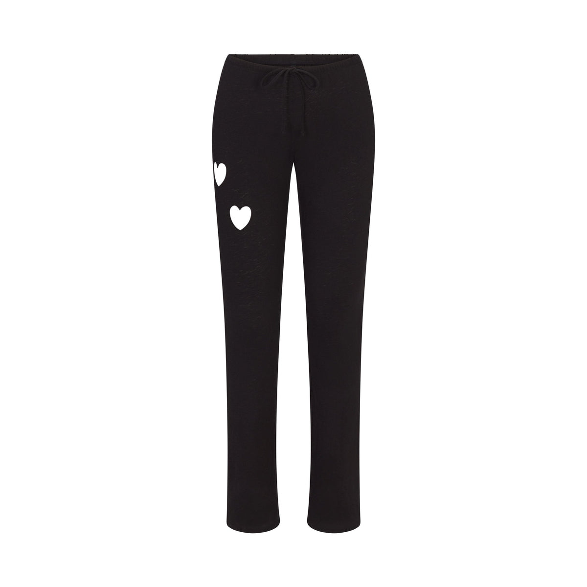 WORN IN JERSEY HEART STRAIGHT LEG PANT | WASHED ONYX