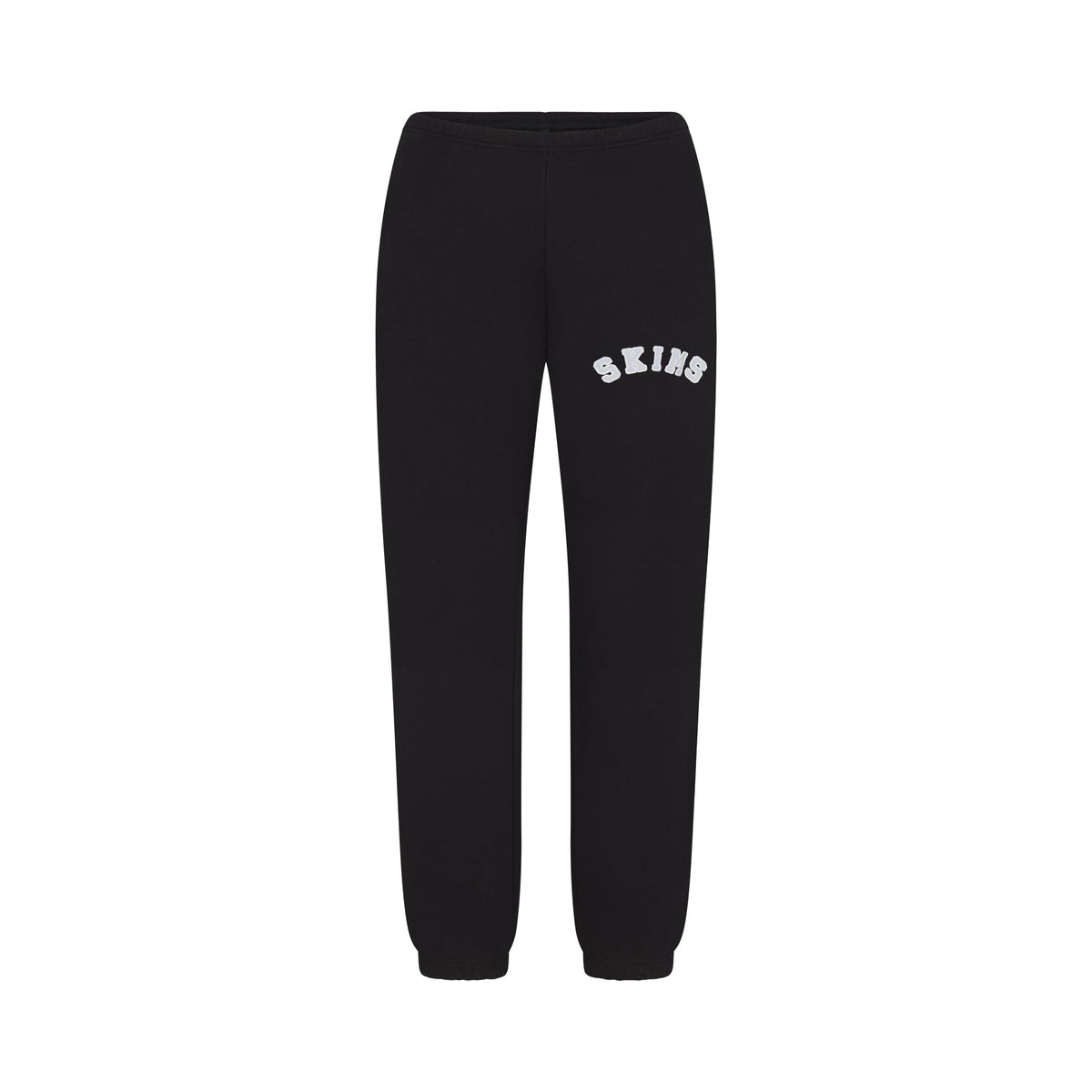 COTTON FLEECE CLASSIC JOGGER | ONYX SNOW ARCHED SKIMS LOGO