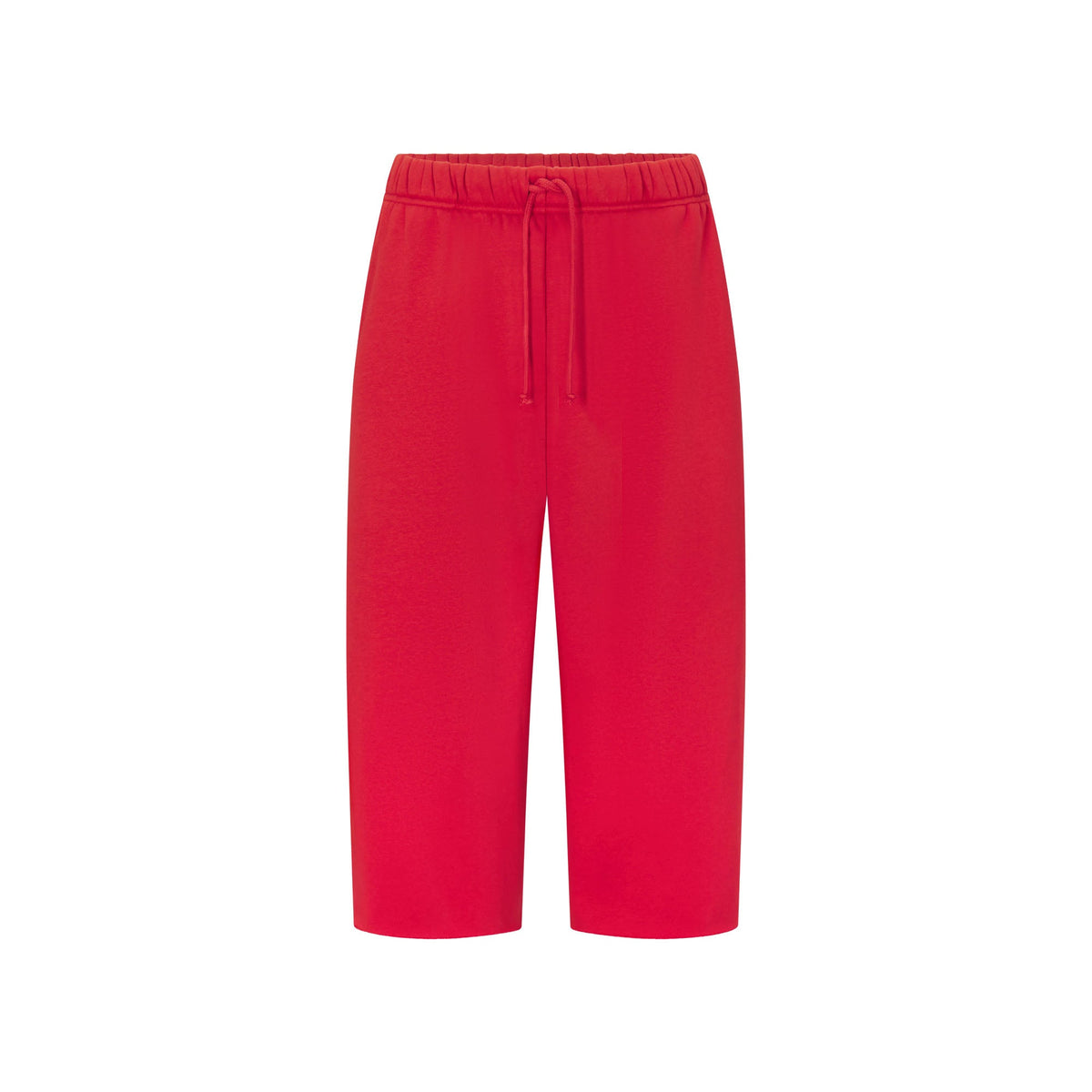 FLEECE LOUNGE MENS RELAXED LONG SHORT | WASHED RED