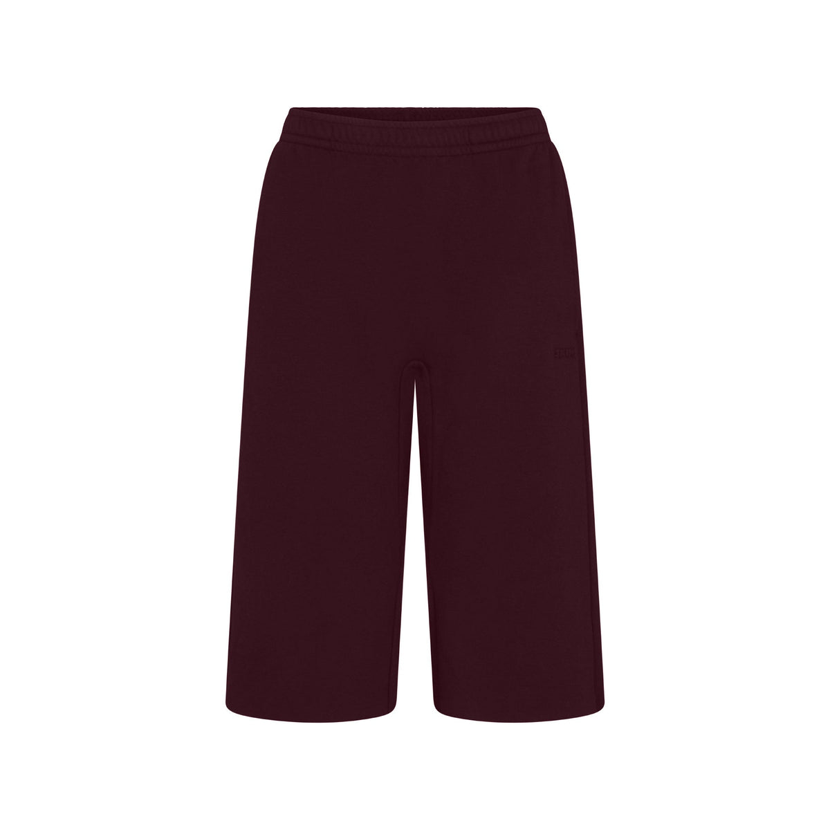 COTTON FLEECE LONG SHORT | CURRANT