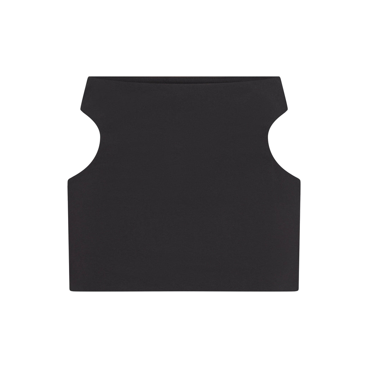 COTTON JERSEY CUT OUT MINI SKIRT | SOOT