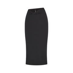 VETTESE X SKIMS SHEER MODAL MIDI SKIRT | ONYX