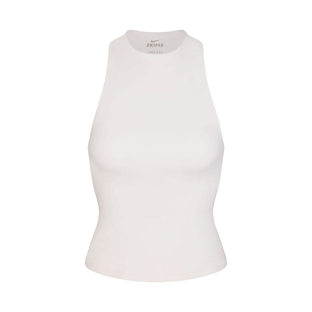 NikeSKIMS MATTE MOCK NECK RACER TANK | IVORY