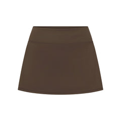 NikeSKIMS MATTE SKORT | DARK SEPIA