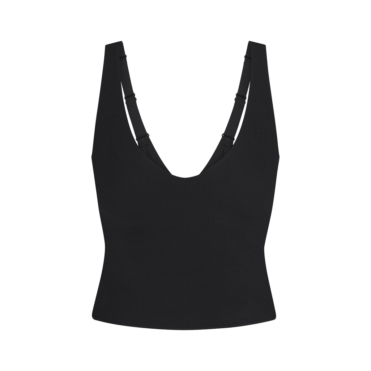 NikeSKIMS STUDIO STRETCH PLUNGE TANK | OBSIDIAN