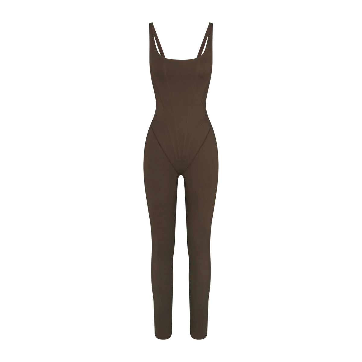NikeSKIMS MATTE CORSET 29" ONE PIECE | DARK SEPIA