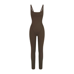 NikeSKIMS MATTE CORSET 29" ONE PIECE | DARK SEPIA