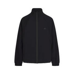 NikeSKIMS STRETCH NYLON OVERSIZED TRACK JACKET | OBSIDIAN
