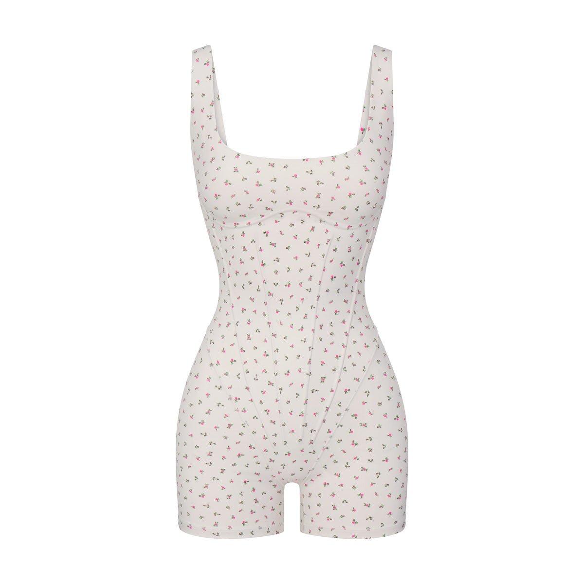 NikeSKIMS MATTE CORSET 2" ONE PIECE | DITSY FLORAL PRINT