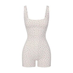 NikeSKIMS MATTE CORSET 2" ONE PIECE | DITSY FLORAL PRINT