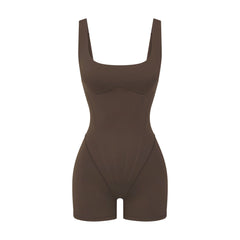 NikeSKIMS MATTE CORSET 2" ONE PIECE | DARK SEPIA
