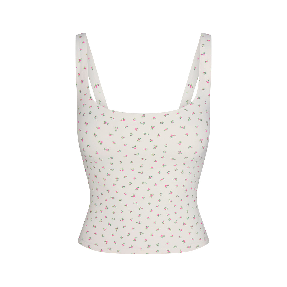 NikeSKIMS MATTE SQUARE NECK TANK | DITSY FLORAL PRINT